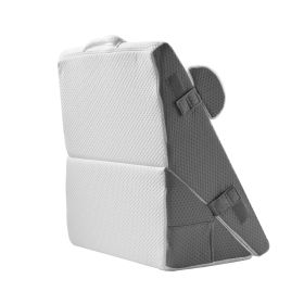 Bed Wedge Pillow for Sleeping, 3 Pcs Adjustable Orthopedic Bed Wedge Set, with Jacquard Washable Cover & Foam Support