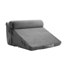 Bed Wedge Pillow for Sleeping, 3 Pcs Adjustable Orthopedic Bed Wedge Set, with Washable Cover & Foam Support, Post Surgery Pillow for Acid Reflux