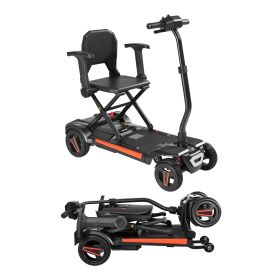 4-Wheel Electric Mobility Scooter for Adults & Seniors, Integrated Foldable Mobility Scooter with 9.3 Miles Long Range