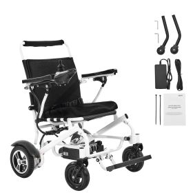 Electric Wheelchair for Adults, 300lbs Capacity, Foldable & Lightweight Motorized Wheelchair, 13-Mile Long Travel Range, All-Terrain Powered Chai
