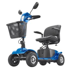 Heavy-Duty 4 Wheel Mobility Scooter for Adults & Seniors - Folding Electric Powered Mobility Scooter & 12 Mile Long Range
