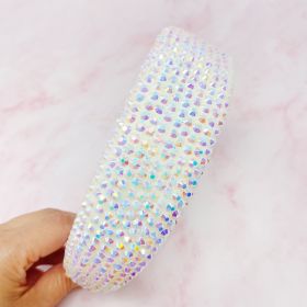 Millennium Shine Puffy Headband (Color: White)